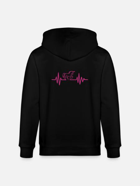 Einhorn - Stanley/Stella Unisex Bio-Kapuzenjacke CULTIVATOR  - Schwarz