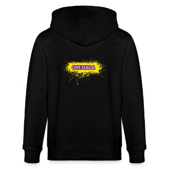 Grenada - Stanley/Stella CULTIVATOR  Unisex Organic Hooded Jacket - black - Back - Anna (173cm)