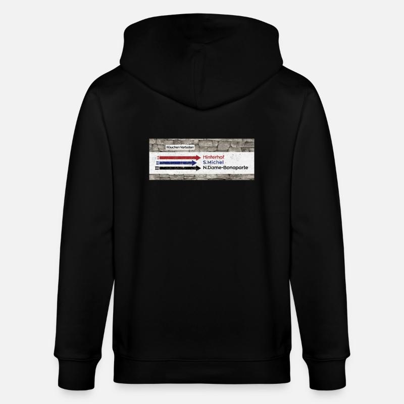 Bunker Catacombes Paris - Veste à capuche bio CULTIVATOR Stanley/Stella Unisexe - noir