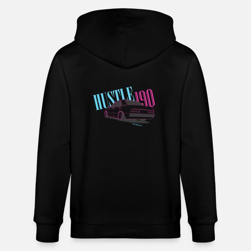Hustle 190 - Stanley/Stella Unisex Bio-Kapuzenjacke CULTIVATOR  - Schwarz