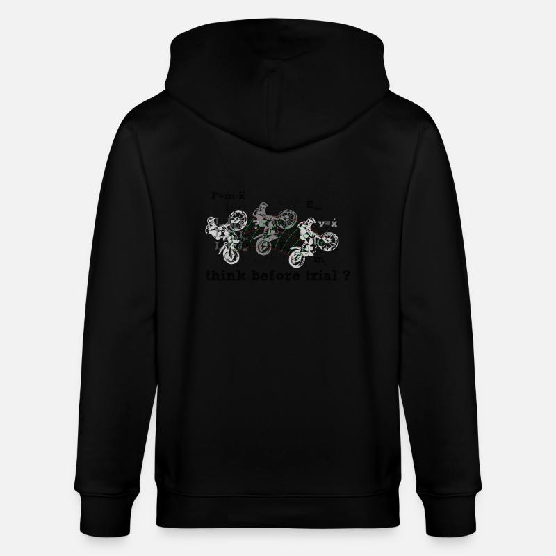 Pensez avant le procès? - Veste à capuche bio CULTIVATOR Stanley/Stella Unisexe - noir