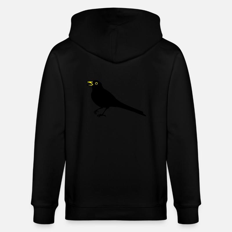 Merle - Veste à capuche bio CULTIVATOR Stanley/Stella Unisexe - noir