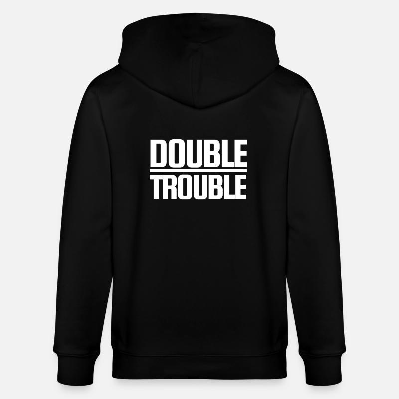 Double Trouble - Stanley/Stella Unisex Bio-Kapuzenjacke CULTIVATOR  - Schwarz