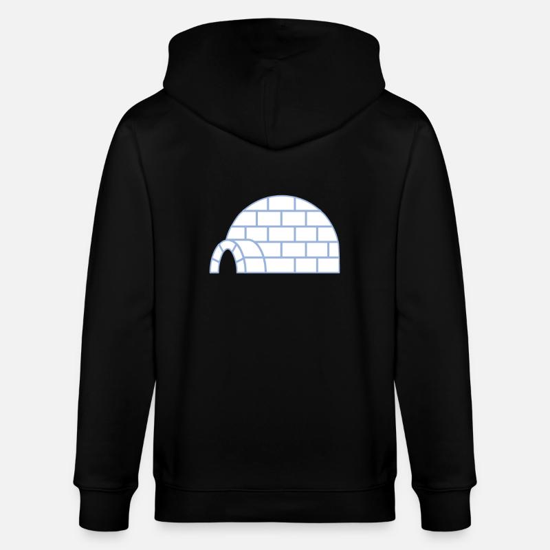 iglou - Veste à capuche bio CULTIVATOR Stanley/Stella Unisexe - noir