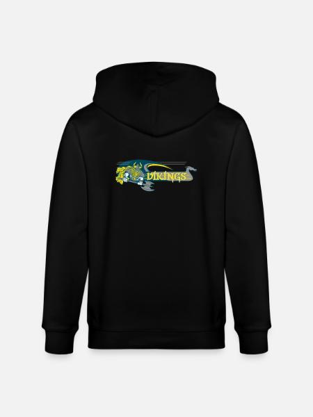 Wikinger - Stanley/Stella Unisex Bio-Kapuzenjacke CULTIVATOR  - Schwarz