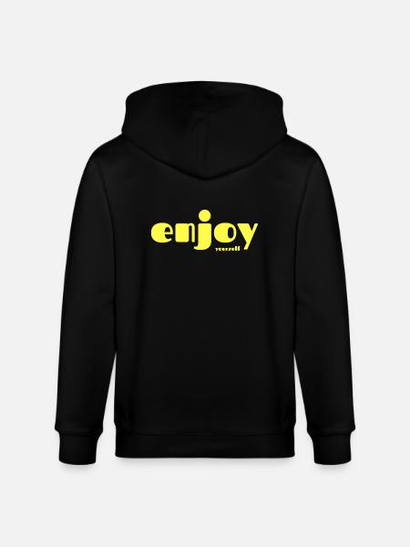 ENJOY yourself ! - Veste à capuche bio CULTIVATOR Stanley/Stella Unisexe - noir