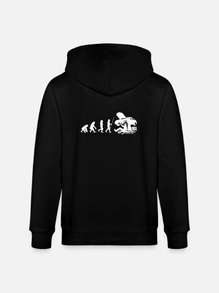 Handwerker Evolution Mechaniker - Stanley/Stella Unisex Bio-Kapuzenjacke CULTIVATOR  - Schwarz