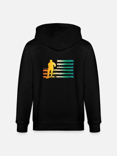 Eishockeyspieler Eishockey - Stanley/Stella Unisex Bio-Kapuzenjacke CULTIVATOR  - Schwarz