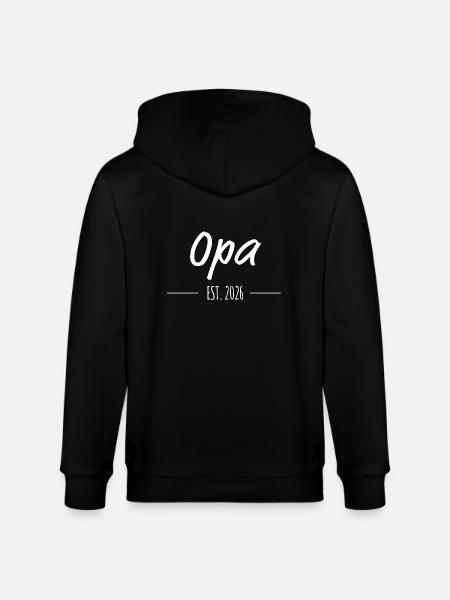 Opa2026 - Stanley/Stella CULTIVATOR Unisex Organic Hooded Jacket - black