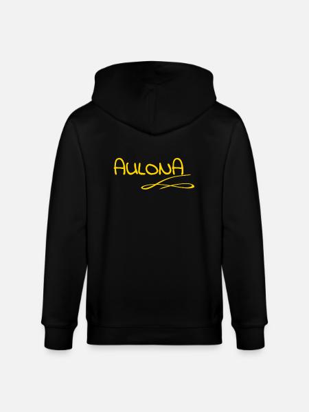 First name Aulona - Stanley/Stella CULTIVATOR  Unisex Organic Hooded Jacket - black