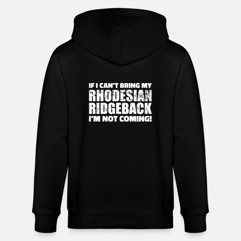 Rhodesian Ridgeback - Stanley/Stella Unisex Bio-Kapuzenjacke CULTIVATOR  - Schwarz