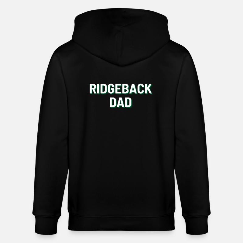 Ridgeback Dad - Stanley/Stella Unisex Bio-Kapuzenjacke CULTIVATOR - Schwarz