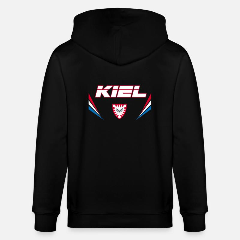 Kiel Vector - Stanley/Stella Unisex Bio-Kapuzenjacke CULTIVATOR  - Schwarz