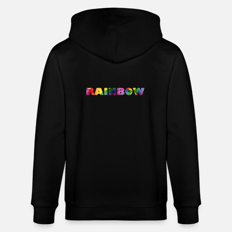 RAINBOW - Veste à capuche bio CULTIVATOR Stanley/Stella Unisexe - noir