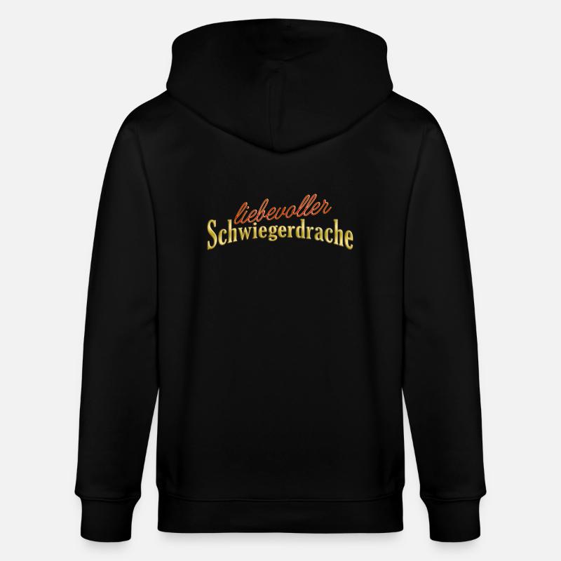 Schwiegerdrache - Stanley/Stella Unisex Bio-Kapuzenjacke CULTIVATOR  - Schwarz