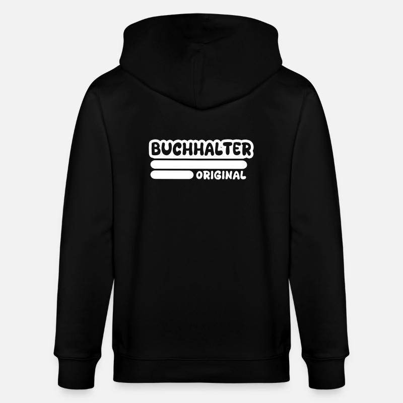 Buchhalter - Stanley/Stella Unisex Bio-Kapuzenjacke CULTIVATOR - Schwarz
