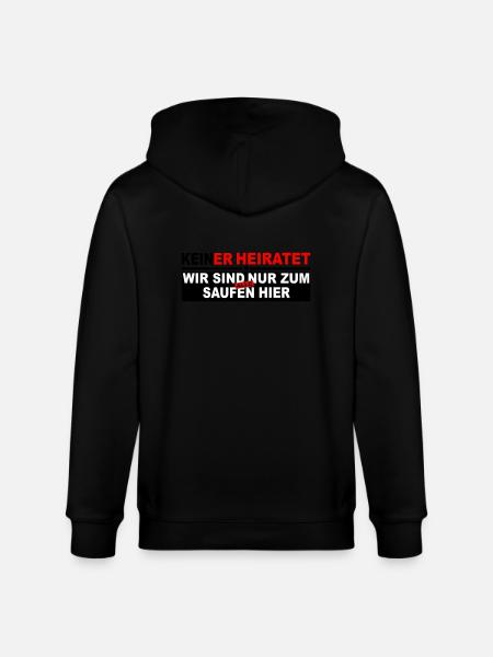 feiern - Stanley/Stella Unisex Bio-Kapuzenjacke CULTIVATOR - Schwarz