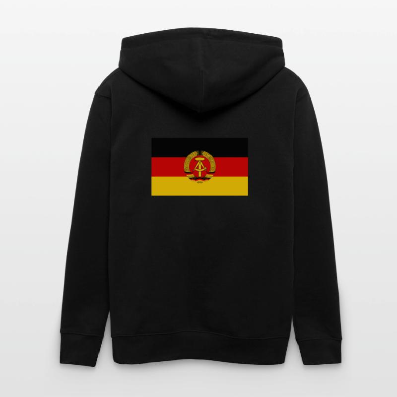 Drapeau de la RDA Veste à capuche bio CULTIVATOR Stanley/Stella Unisexe