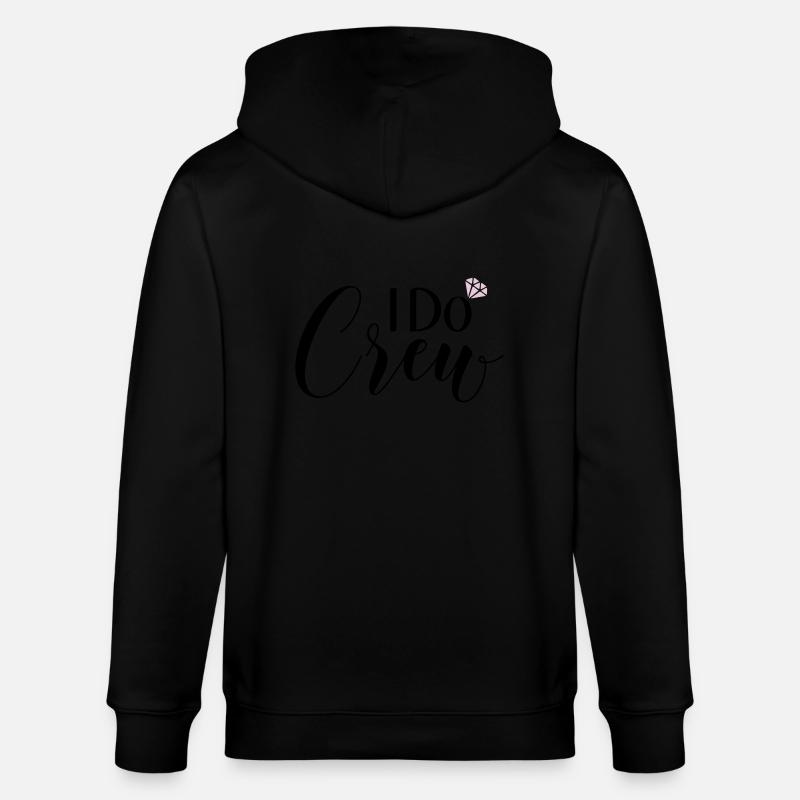 I Do Crew - Stanley/Stella Unisex Bio-Kapuzenjacke CULTIVATOR  - Schwarz
