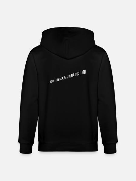 Son Brother Gamer Legend - Stanley/Stella CULTIVATOR  Unisex Organic Hooded Jacket - black