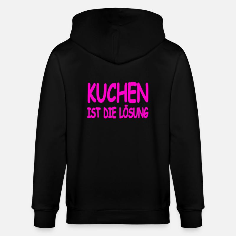 Kuchen - Stanley/Stella Unisex Bio-Kapuzenjacke CULTIVATOR  - Schwarz
