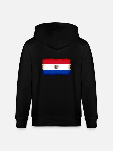 Paraguay Paraguay - Stanley/Stella CULTIVATOR Unisex Organic Hooded Jacket - black