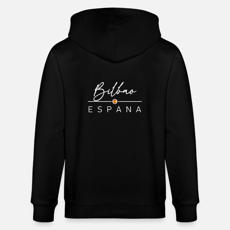 Espagne - Bilbao - Espagne - España - Veste à capuche bio CULTIVATOR Stanley/Stella Unisexe - noir