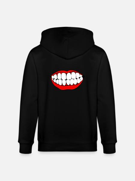 Zähne - Stanley/Stella Unisex Bio-Kapuzenjacke CULTIVATOR - Schwarz