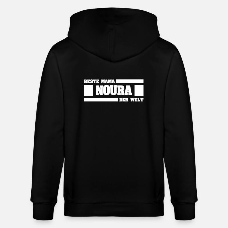 Mère Noura - Veste à capuche bio CULTIVATOR Stanley/Stella Unisexe - noir