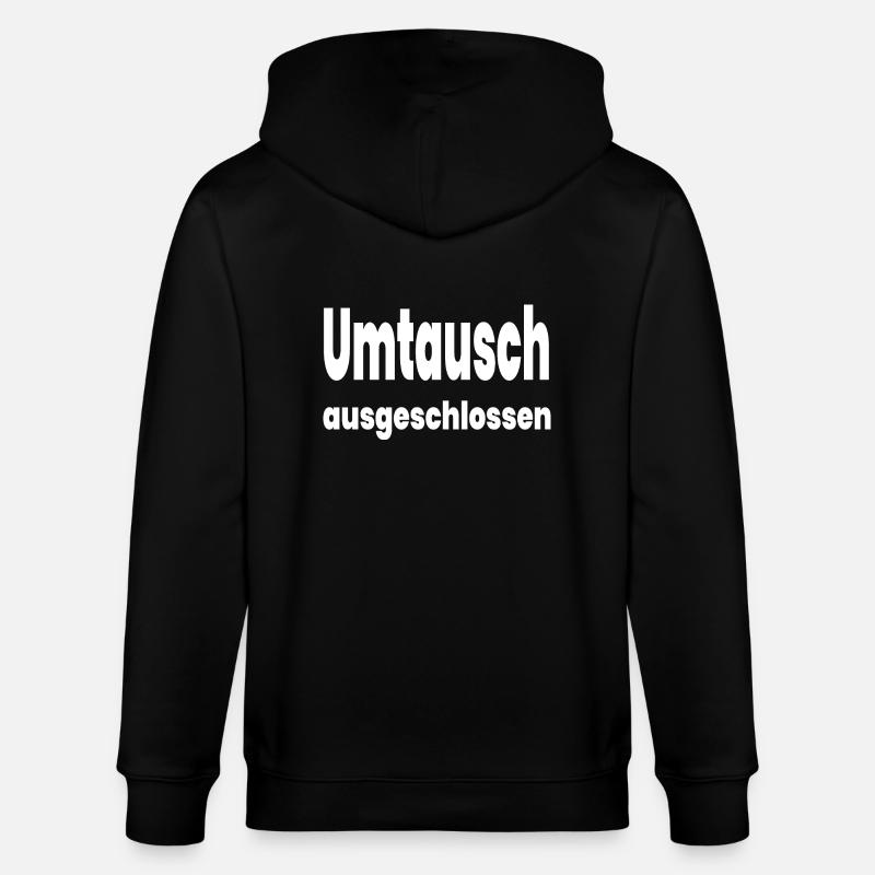 Umtausch - Stanley/Stella Unisex Bio-Kapuzenjacke CULTIVATOR  - Schwarz