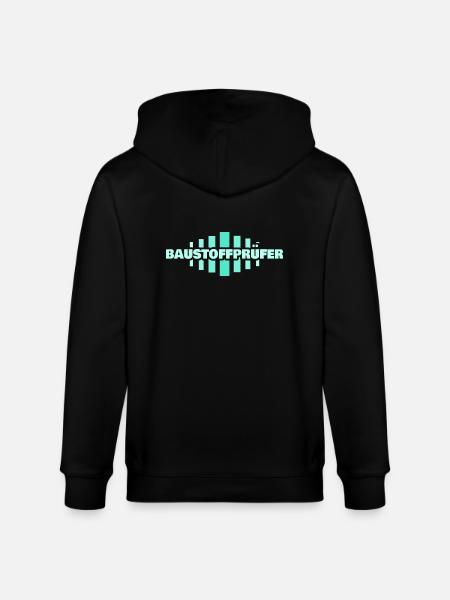Occupation: Building materials tester - Stanley/Stella CULTIVATOR  Unisex Organic Hooded Jacket - black