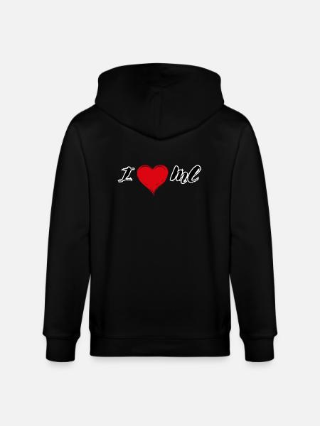 I Love Me - Stanley/Stella Unisex Bio-Kapuzenjacke CULTIVATOR  - Schwarz
