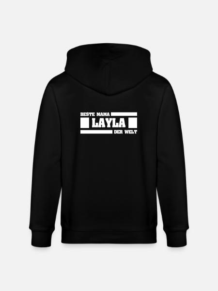Mutter Layla - Stanley/Stella Unisex Bio-Kapuzenjacke CULTIVATOR - Schwarz