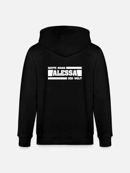 Mutter Alessa - Stanley/Stella Unisex Bio-Kapuzenjacke CULTIVATOR  - Schwarz