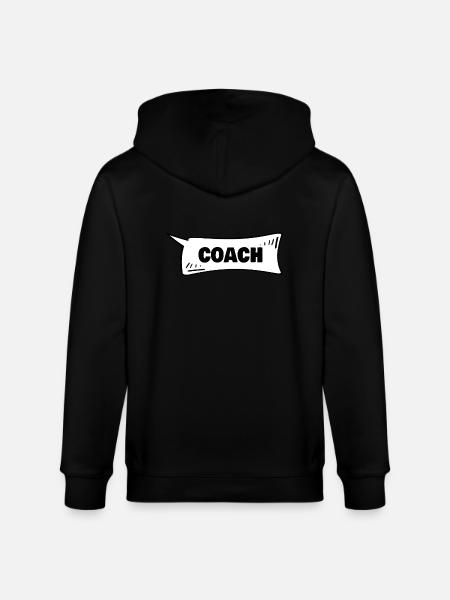 Coach - Stanley/Stella CULTIVATOR Unisex Organic Hooded Jacket - black