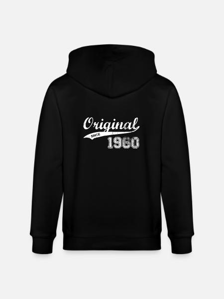 1960 - Stanley/Stella Unisex Bio-Kapuzenjacke CULTIVATOR - Schwarz
