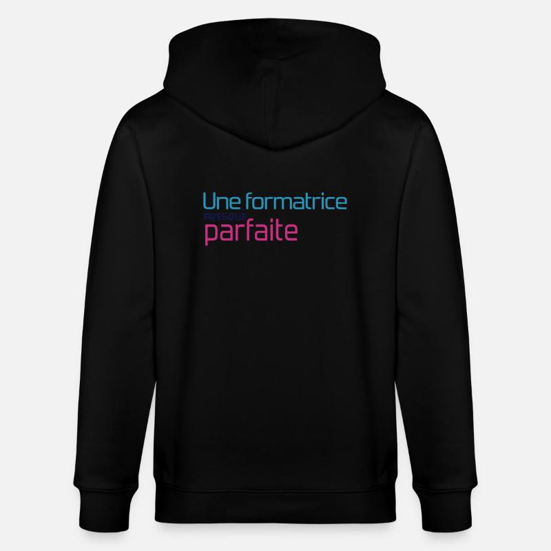 Formateur / Formatrice / Formation / Education - Veste à capuche bio CULTIVATOR Stanley/Stella Unisexe - noir