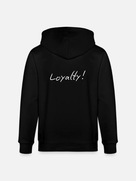 Loyalty - Stanley/Stella CULTIVATOR Unisex Organic Hooded Jacket - black