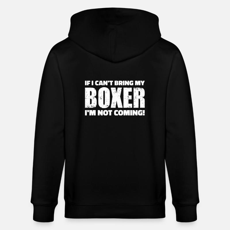 Boxer - Stanley/Stella Unisex Bio-Kapuzenjacke CULTIVATOR  - Schwarz
