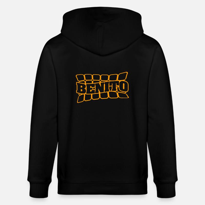 Nom Benito - Veste à capuche bio CULTIVATOR Stanley/Stella Unisexe - noir