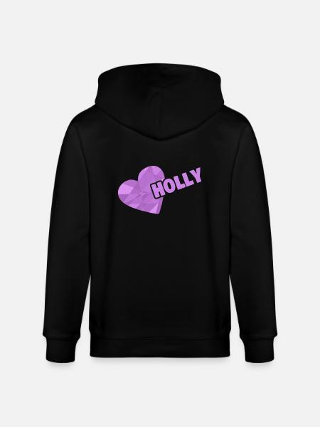 Gift for Holly - Stanley/Stella CULTIVATOR  Unisex Organic Hooded Jacket - black