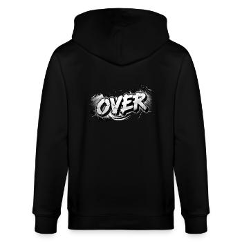 ÜBER - Stanley/Stella Unisex Bio-Kapuzenjacke CULTIVATOR  - Schwarz - Hinten - Anna (173cm)