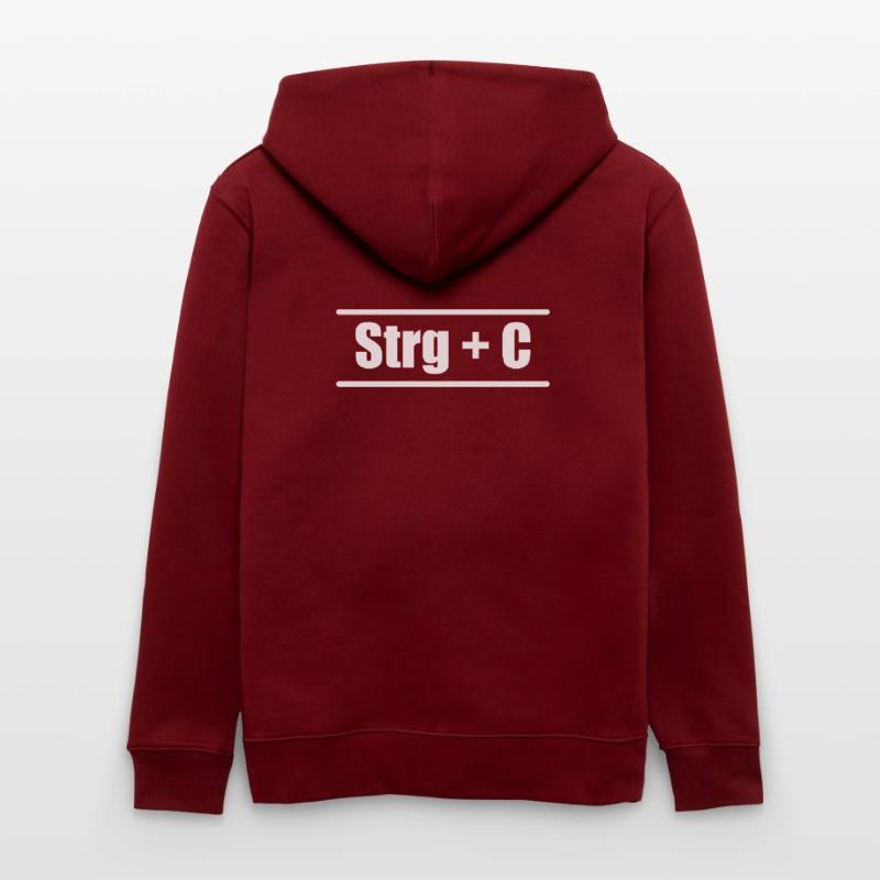 Ctrl C Ctrl V Elktern Kind Partnerloook Veste à capuche bio CULTIVATOR Stanley/Stella Unisexe