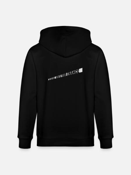 single now your chance - Stanley/Stella CULTIVATOR Unisex Organic Hooded Jacket - black