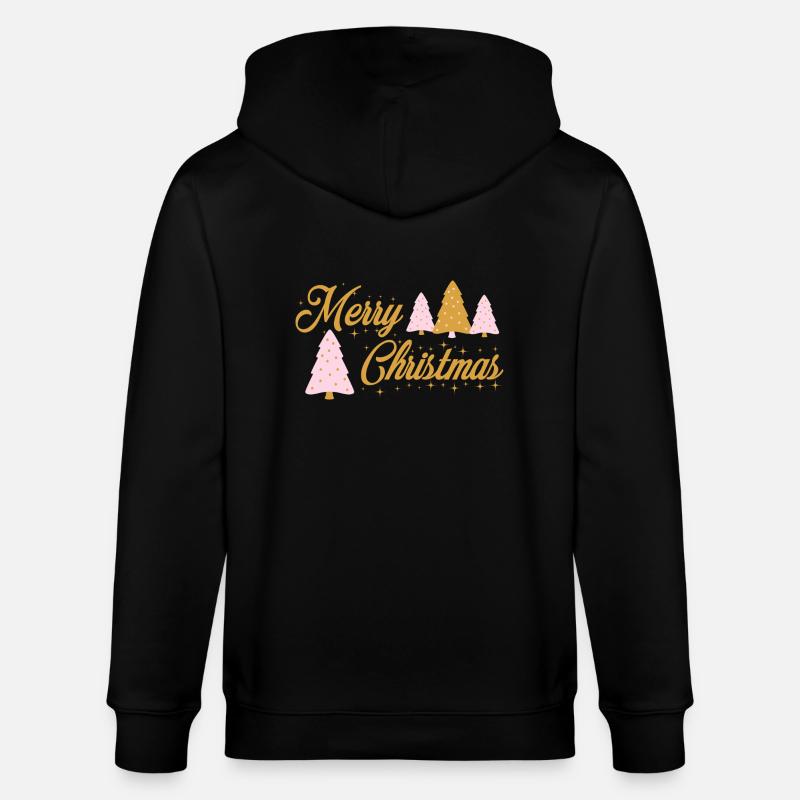 Joyeux Noël - Veste à capuche bio CULTIVATOR Stanley/Stella Unisexe - noir