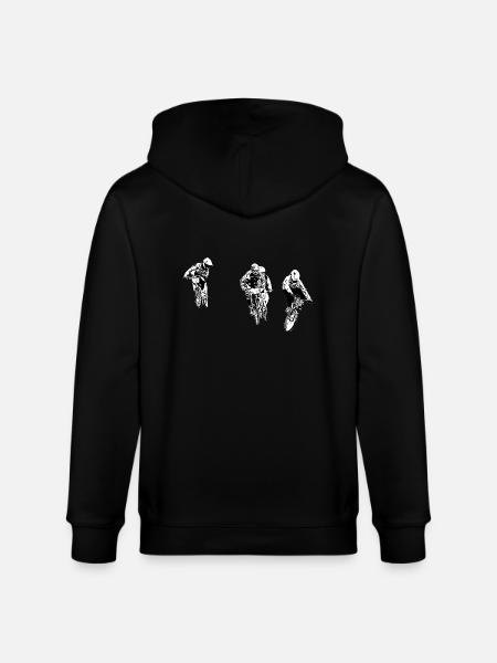 bmx - Veste à capuche bio CULTIVATOR Stanley/Stella Unisexe - noir