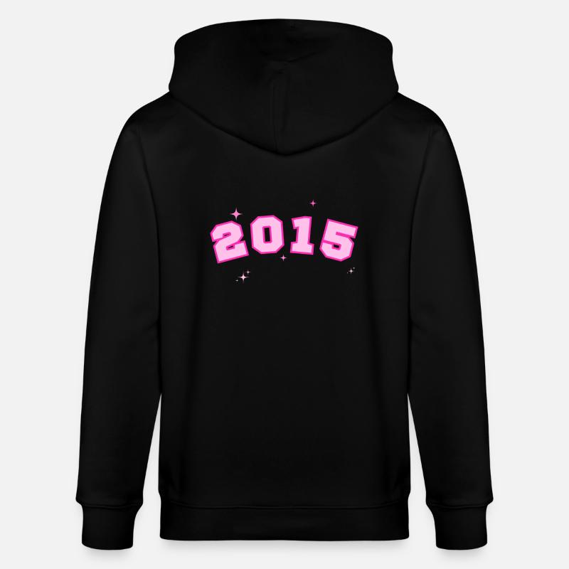 2015 rose étoile - Veste à capuche bio CULTIVATOR Stanley/Stella Unisexe - noir