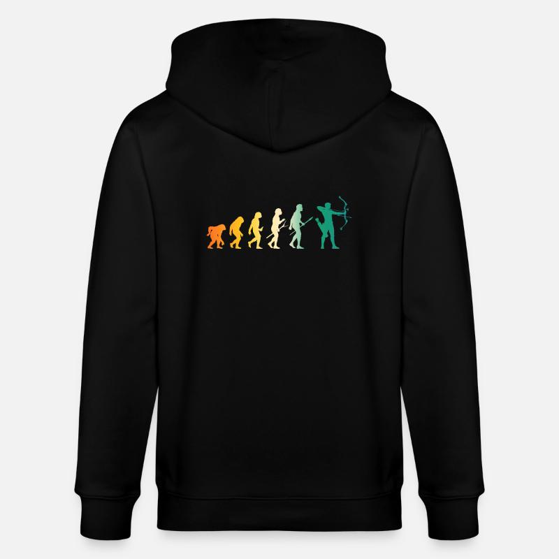 Archer Evolution Tir à l’arc - Veste à capuche bio CULTIVATOR Stanley/Stella Unisexe - noir