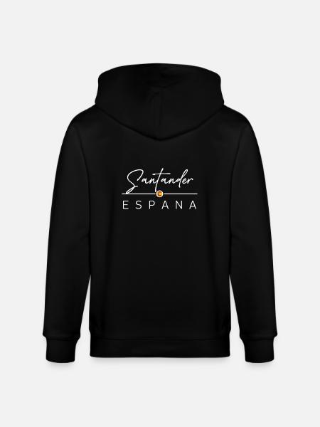Spain - Santander - Spain - España - Stanley/Stella CULTIVATOR  Unisex Organic Hooded Jacket - black