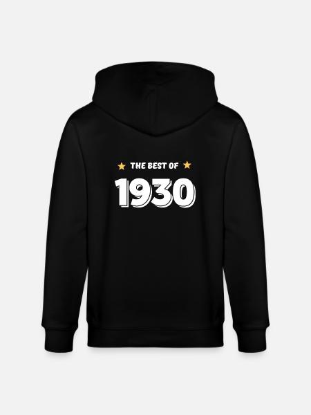 Best of 1930 - Stanley/Stella CULTIVATOR Unisex Organic Hooded Jacket - black